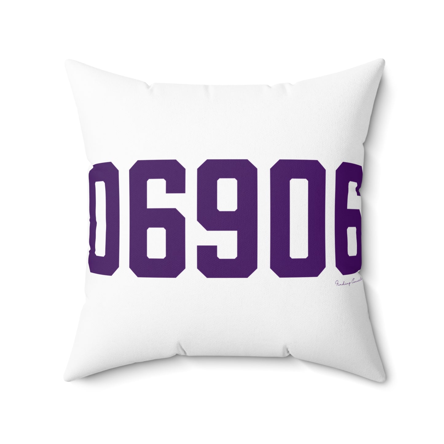 06906 Stamford Connecticut Zip Code Spun Polyester Square Pillow