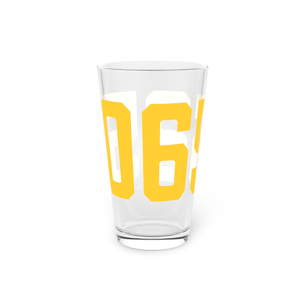 06525 Woodbridge Connecticut Zip Code Pint Glass, 16oz