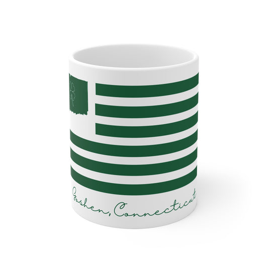 Goshen Connecticut St. Patrick’s Day Flag Mug 11oz