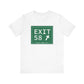Vintage Exit 58 WCP Sign Unisex Jersey Short Sleeve T-Shirt
