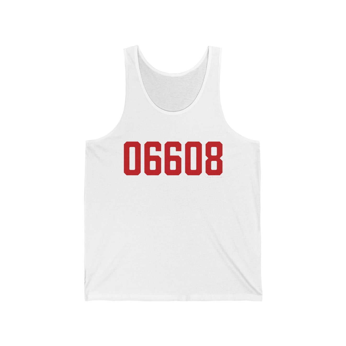 06608 Bridgeport Connecticut Zip Code Unisex Jersey Tank Top