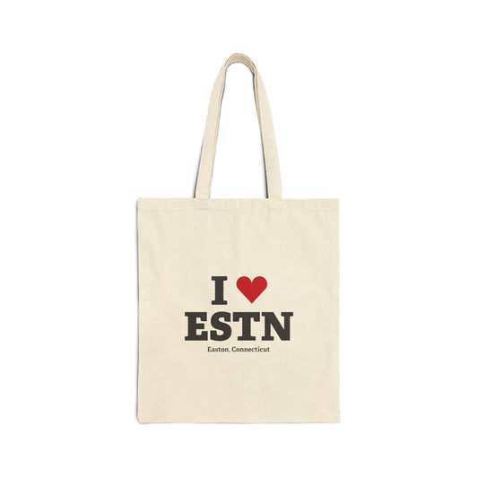 I Heart ESTN Cotton Canvas Tote Bag