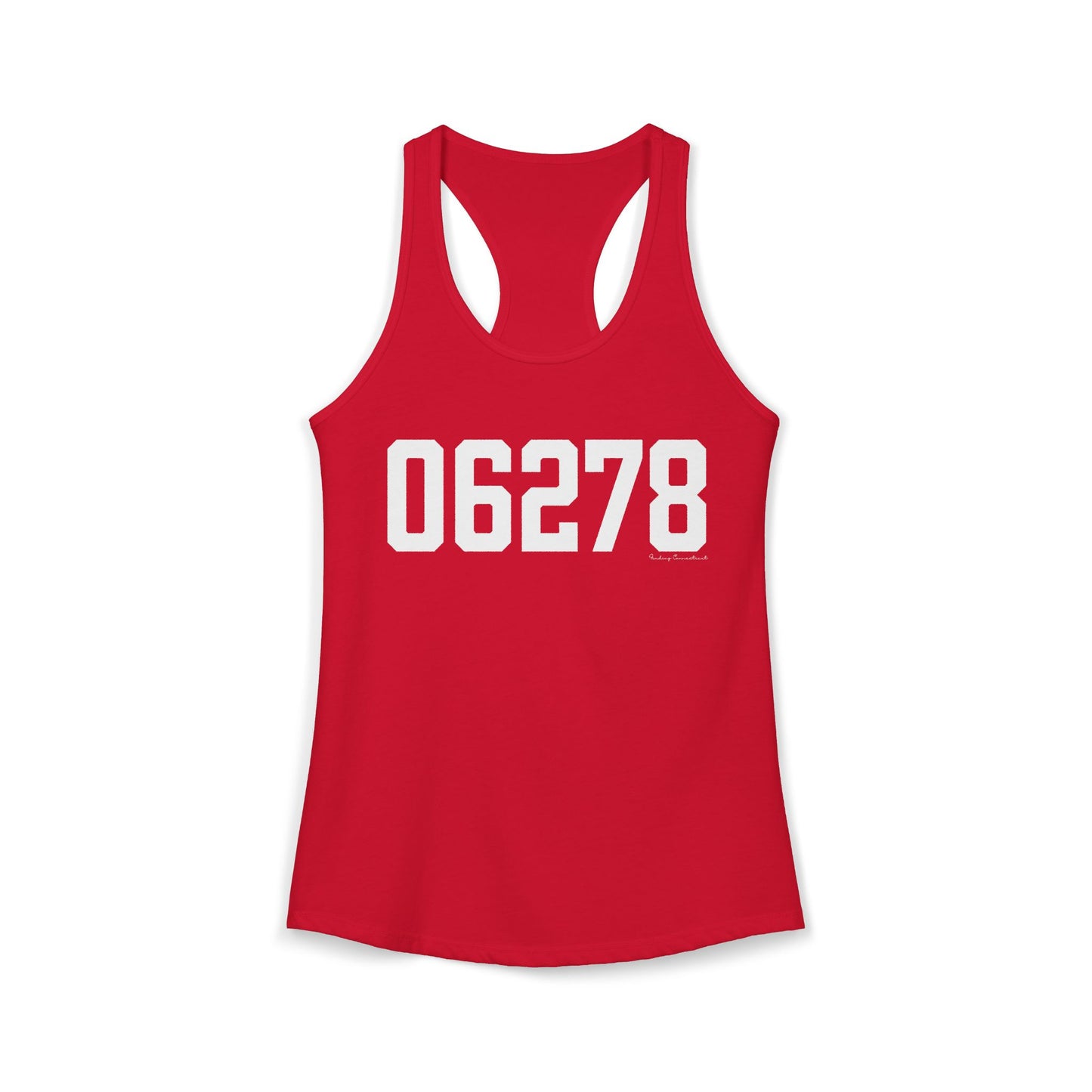 06278 Ashford CT Zip Code Women's Ideal Racerback Tank Top