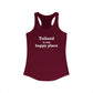 Tolland is My Happy Place Women's Ideal Racerback Tank Top