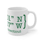 Bridgeport Coordinates Mug 11oz