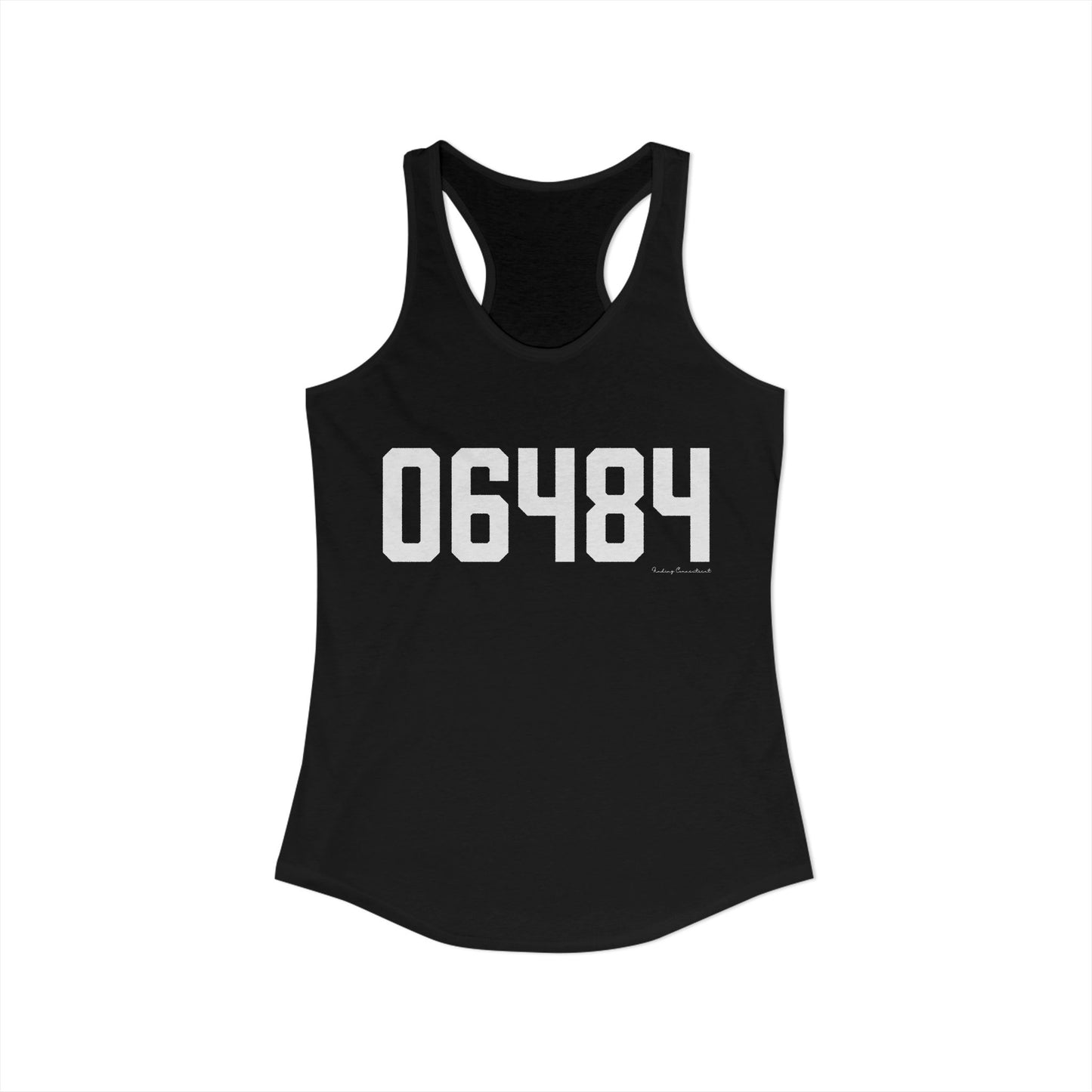 06484 Shelton Connecticut Zip Code Women's Ideal Racerback Tank Top
