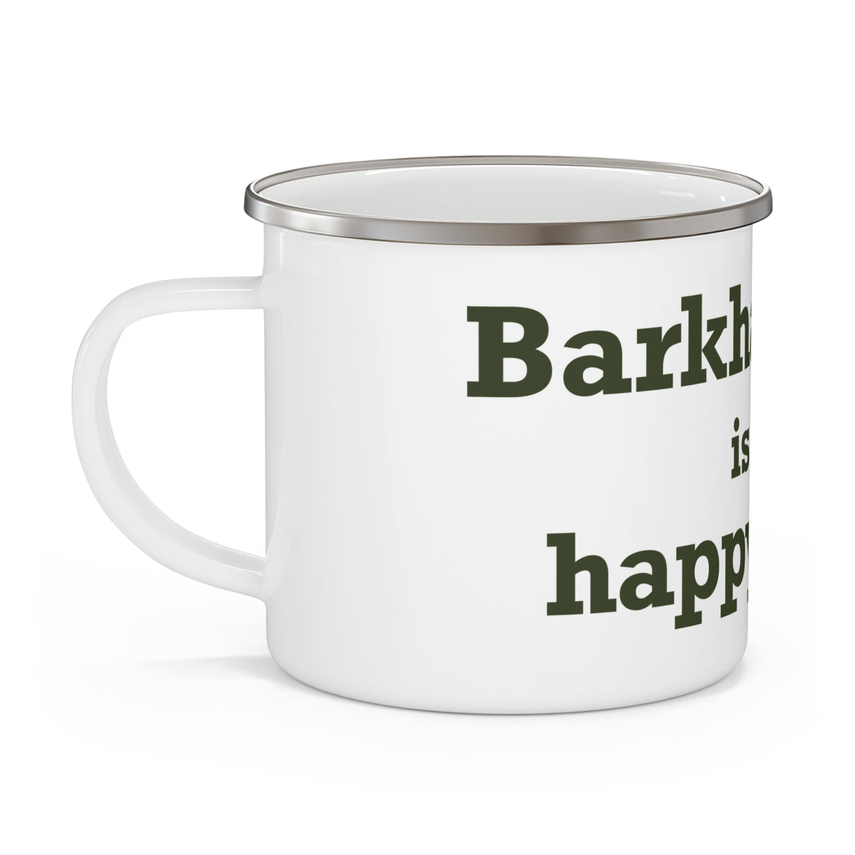 Barkhamsted is my Happy Place Enamel Camping Mug