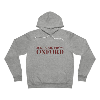 Just a kid from Oxford Unisex Sponge Fleece Pullover Hoodie