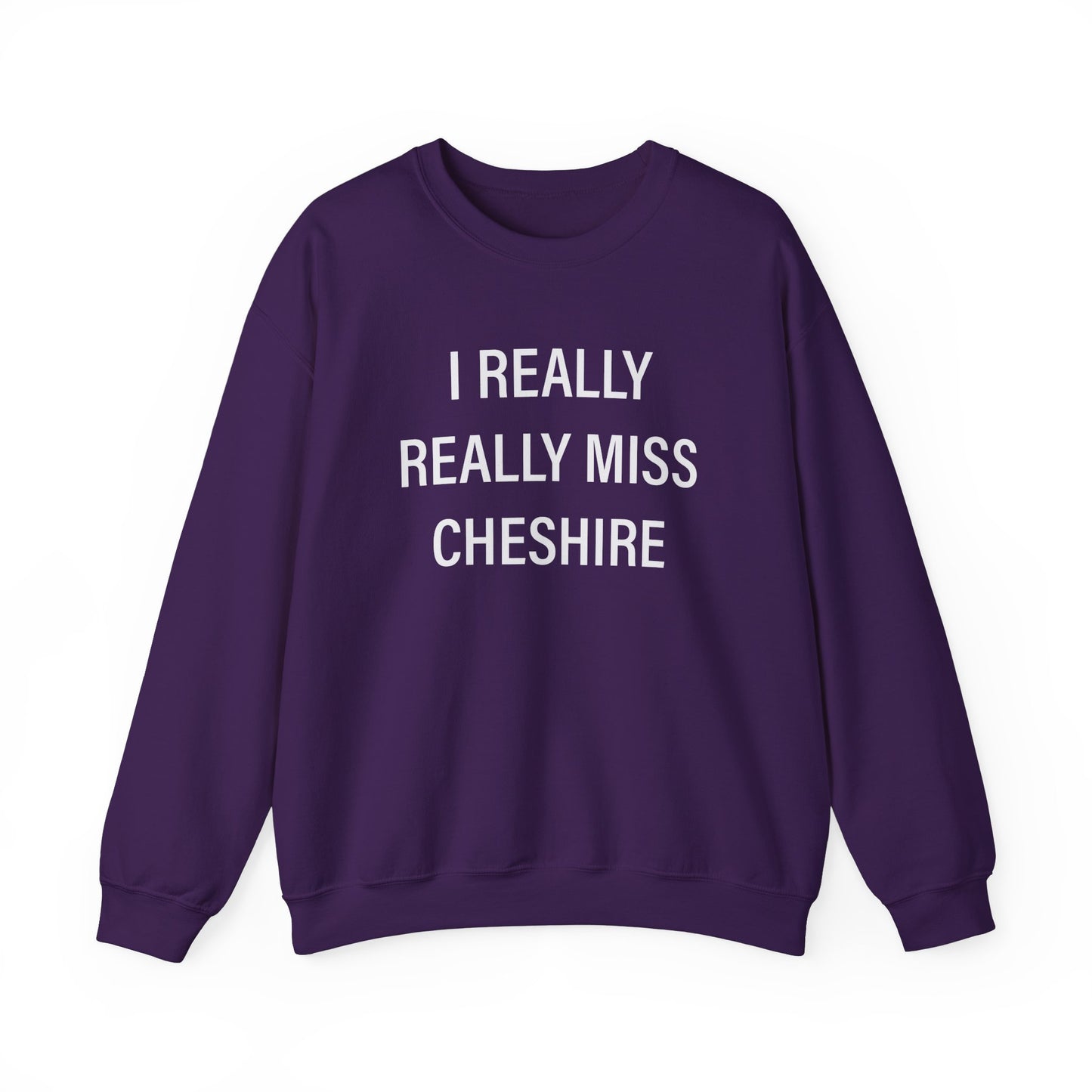 I Really Really Miss Cheshire Unisex Heavy Blend™ Crewneck Sweatshirt