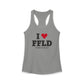 I Heart FFLD Women's Ideal Racerback Tank Top