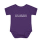 Just a kid from South Norwalk Infant Baby Rib Bodysuit