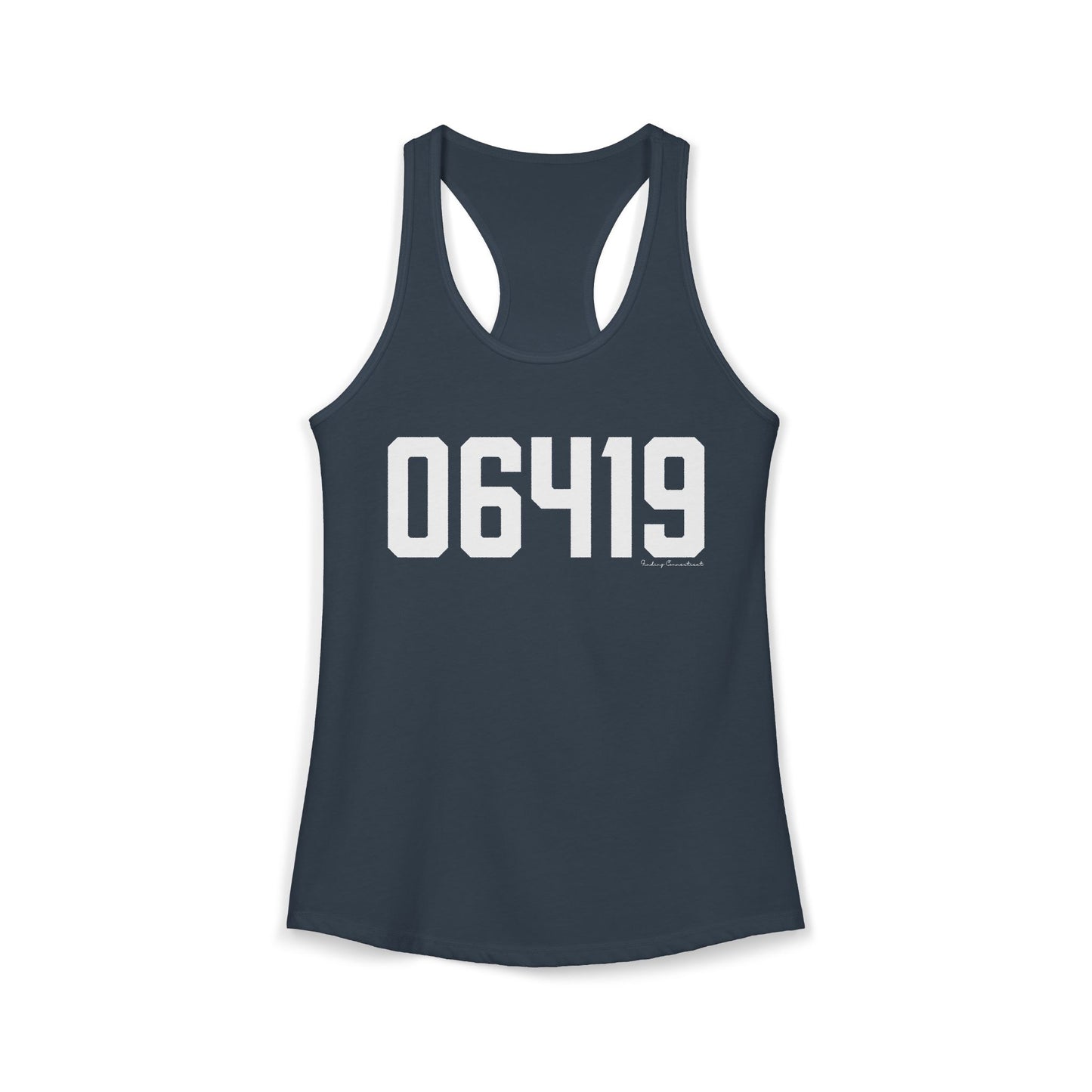 06419 Killingworth CT Zip Code Women's Ideal Racerback Tank Top
