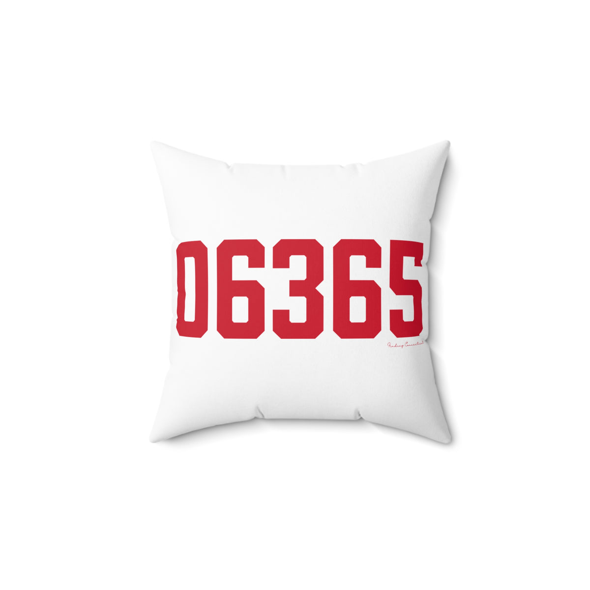 06365 Preston Connecticut Zip Code Spun Polyester Square Pillow