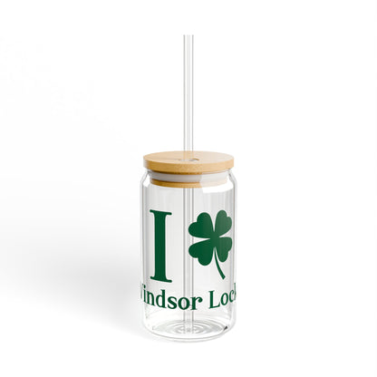 I Clover Windsor Locks Sipper Glass, 16oz