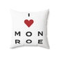 Monroe Vision Spun Polyester Square Pillow