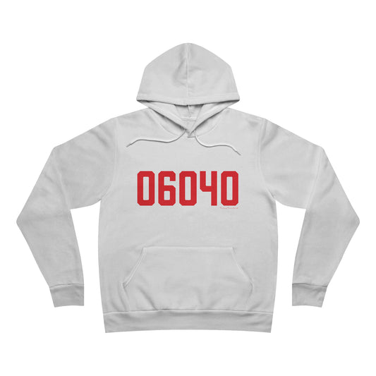 06040 Manchester Connecticut Zip Code Unisex Sponge Fleece Pullover Hoodie