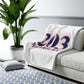 203 Waterbury Red White & Blue Sherpa Fleece Blanket