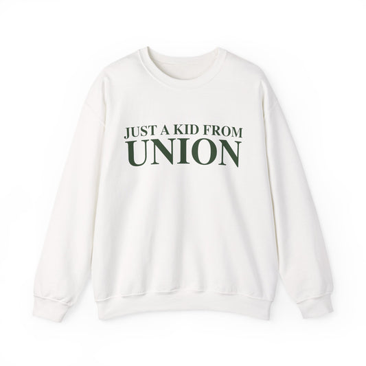 Just a kid from Union Unisex Heavy Blend™ Crewneck Sweatshirt