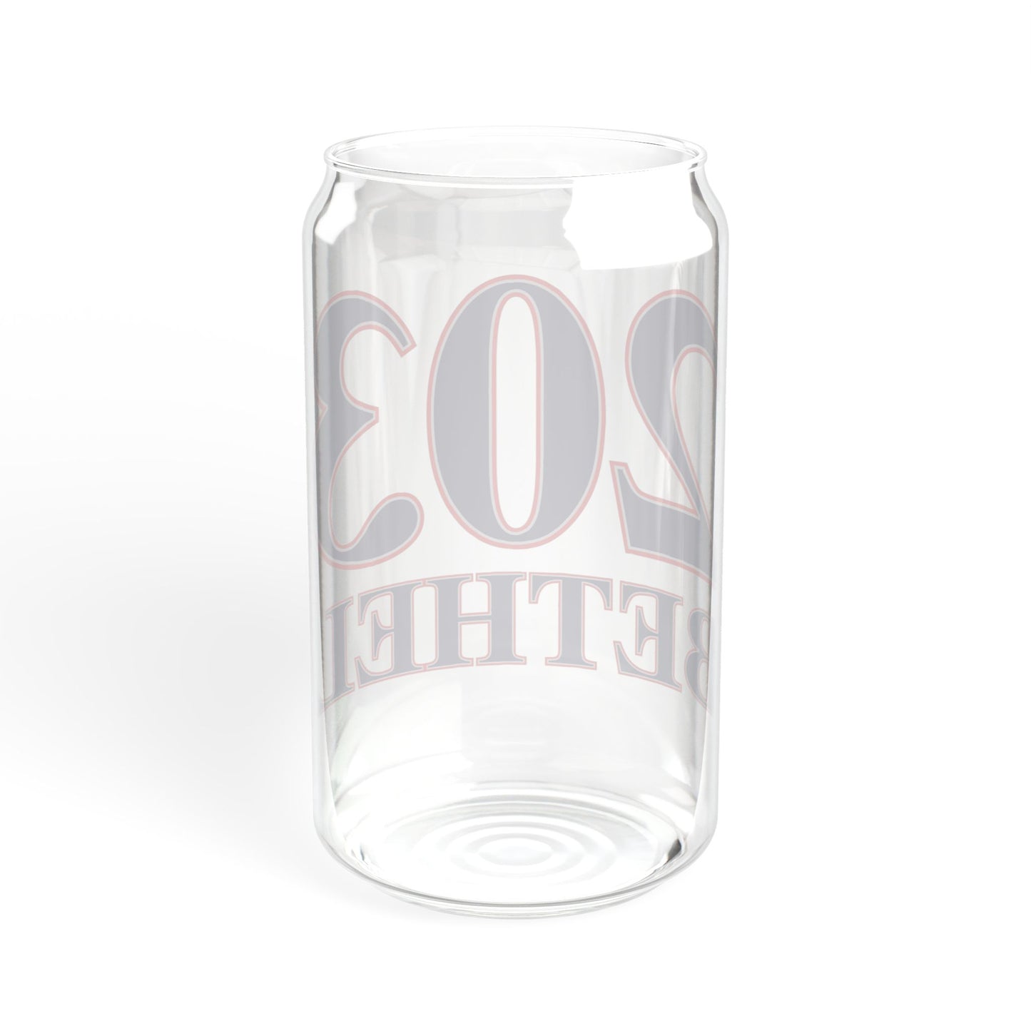 203 Bethel Trumbull Red, White & Blue Sipper Glass, 16oz