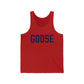 Goose Zip Code - Blue & Purple Unisex Jersey Tank Top