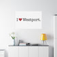 I Heart Westport. Matte Canvas, Stretched, 1.25"