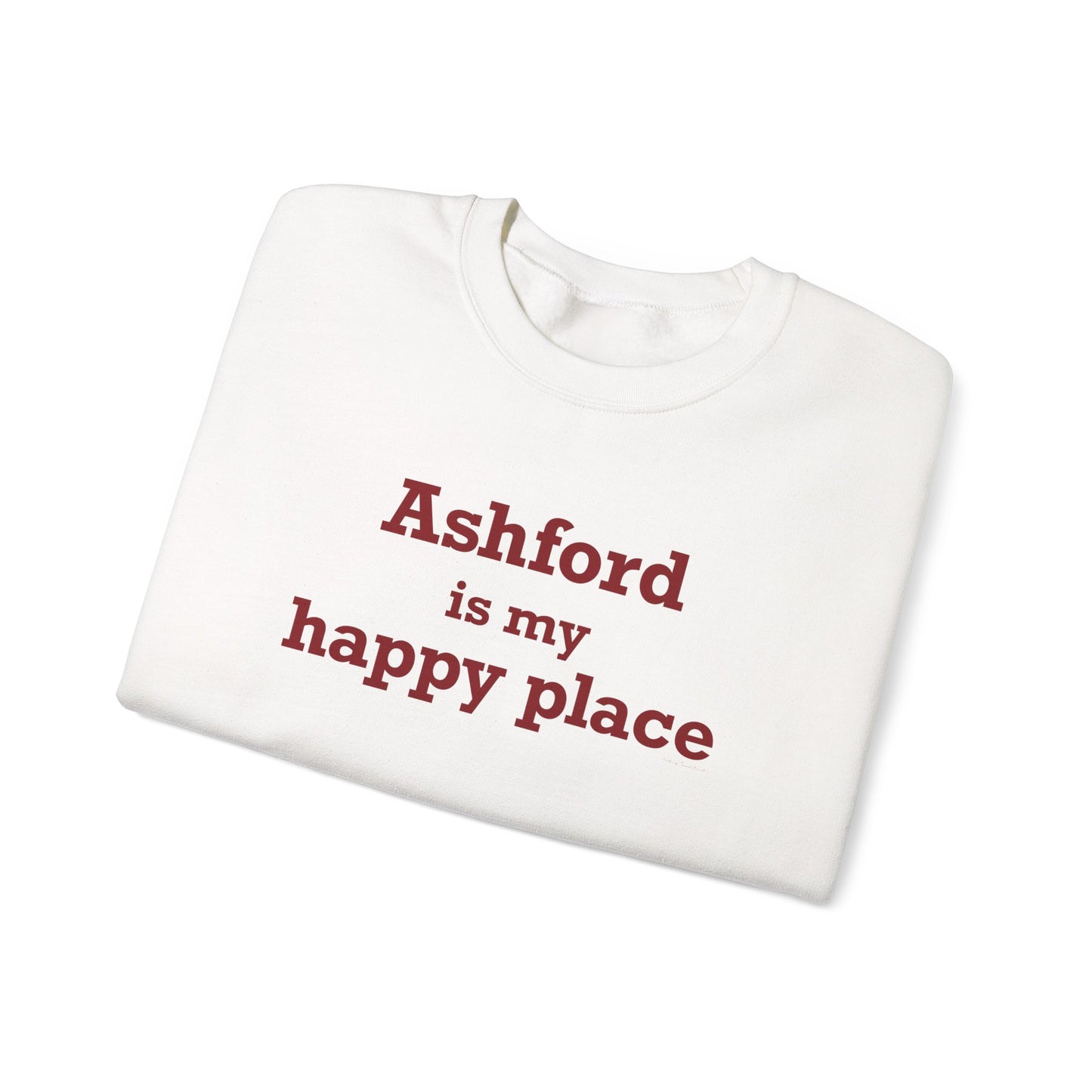 Ashford is My Happy Place Unisex Heavy Blend™ Crewneck Sweatshirt