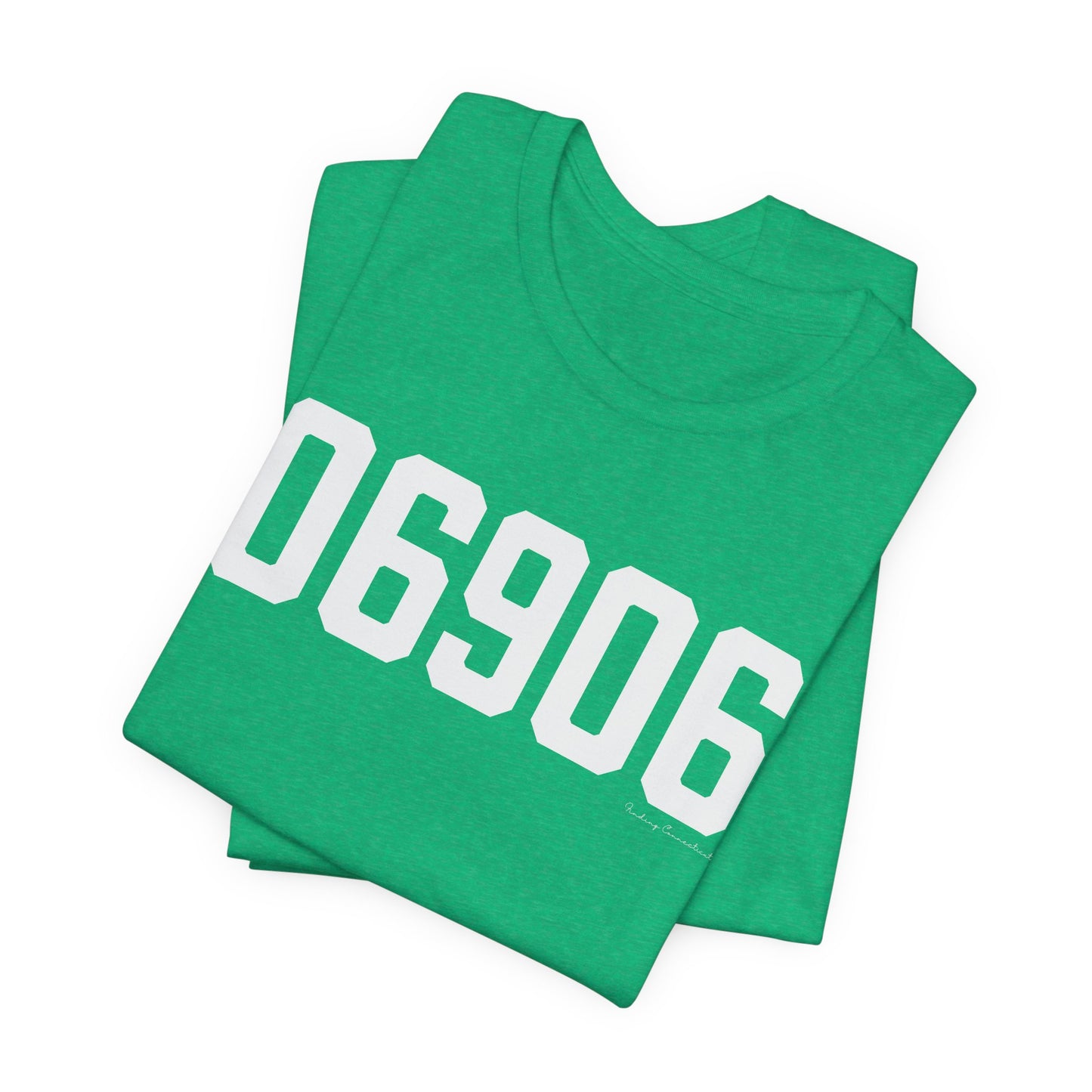 06906 Stamford CT Zip Code Unisex Jersey Short Sleeve T-Shirt