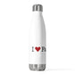 I Heart Fairfield. 20oz Insulated Bottle