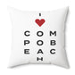 Compo Beach Vision Spun Polyester Square Pillow