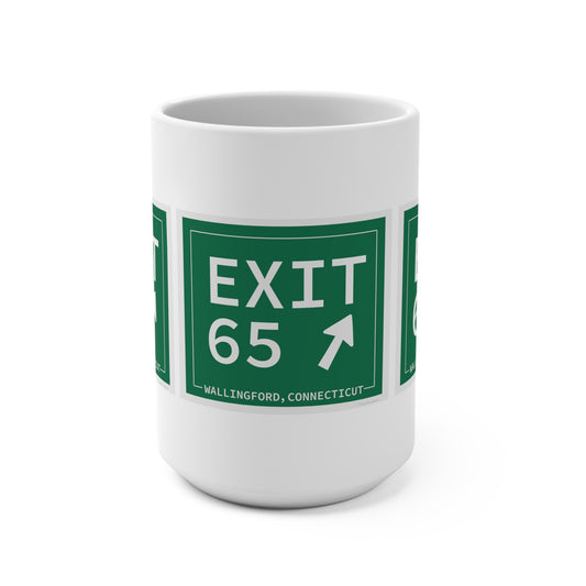 Vintage Exit 65 WCP Sign Mug 15oz