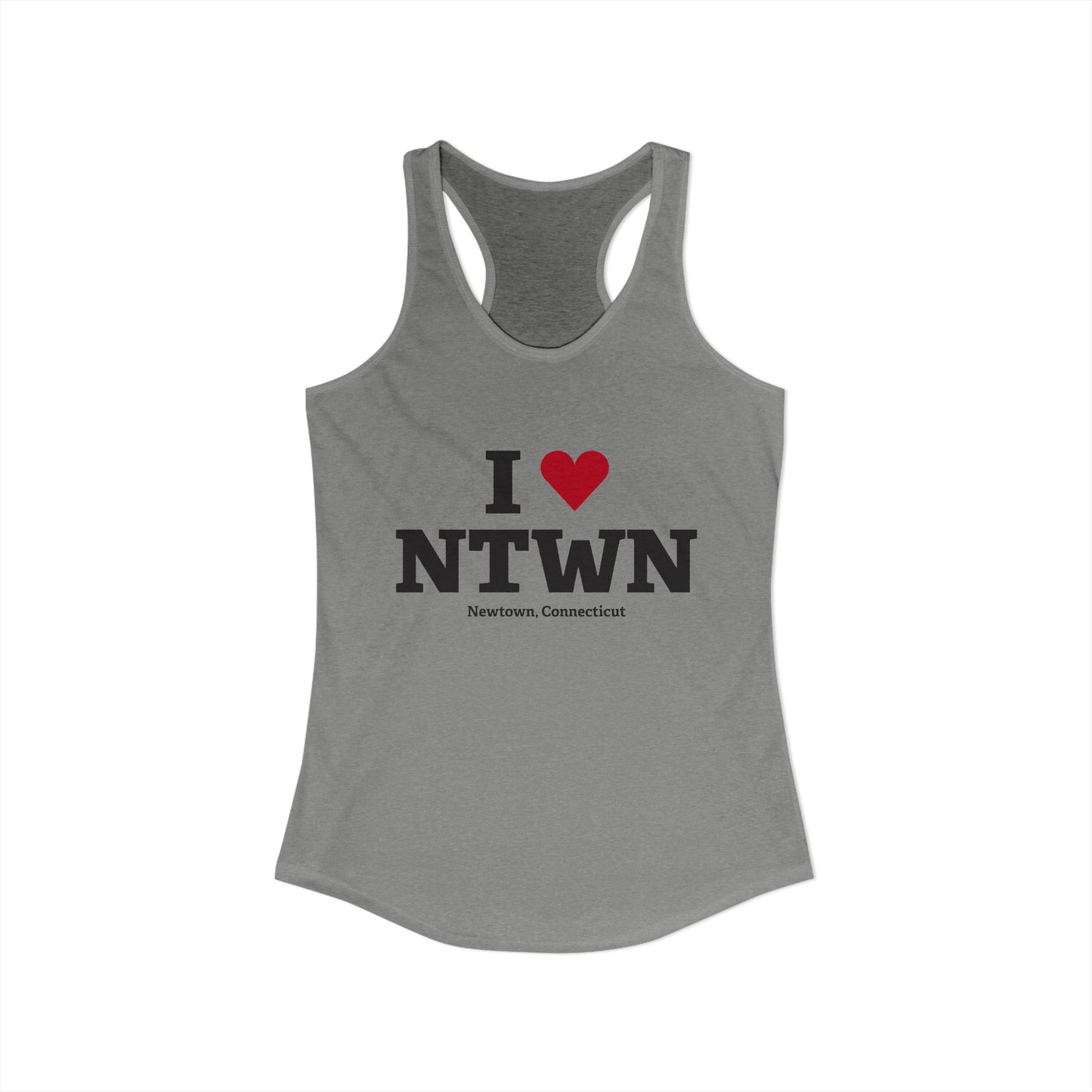 I Heart NTWN Women's Ideal Racerback Tank Top