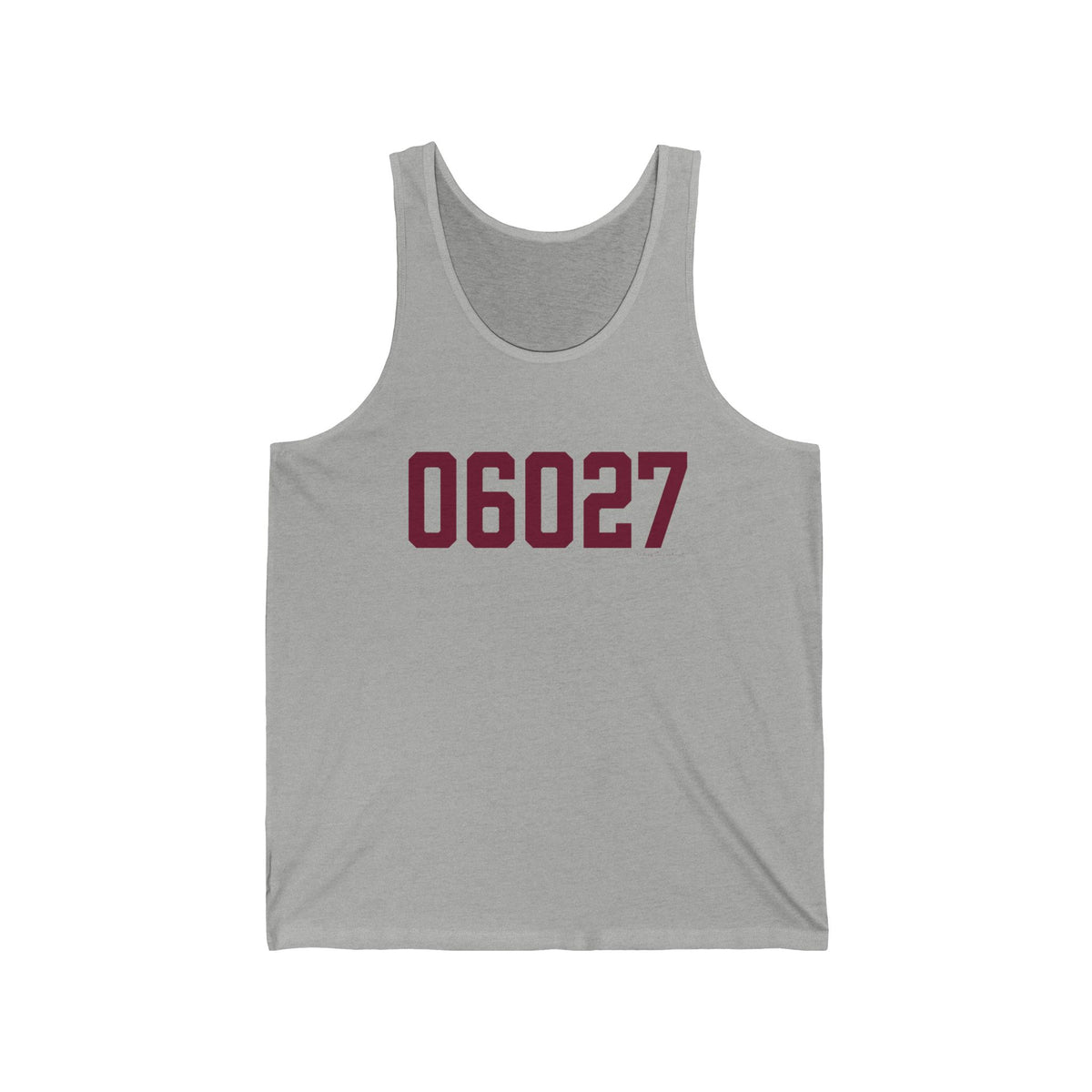 06027 Hartland Connecticut Zip Code Unisex Jersey Tank Top
