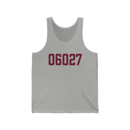 06027 Hartland Connecticut Zip Code Unisex Jersey Tank Top