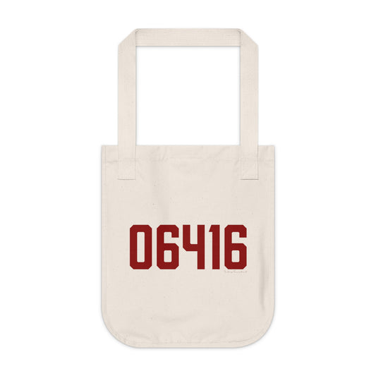 06416 Cromwell Connecticut Zip Code Organic Canvas Tote Bag