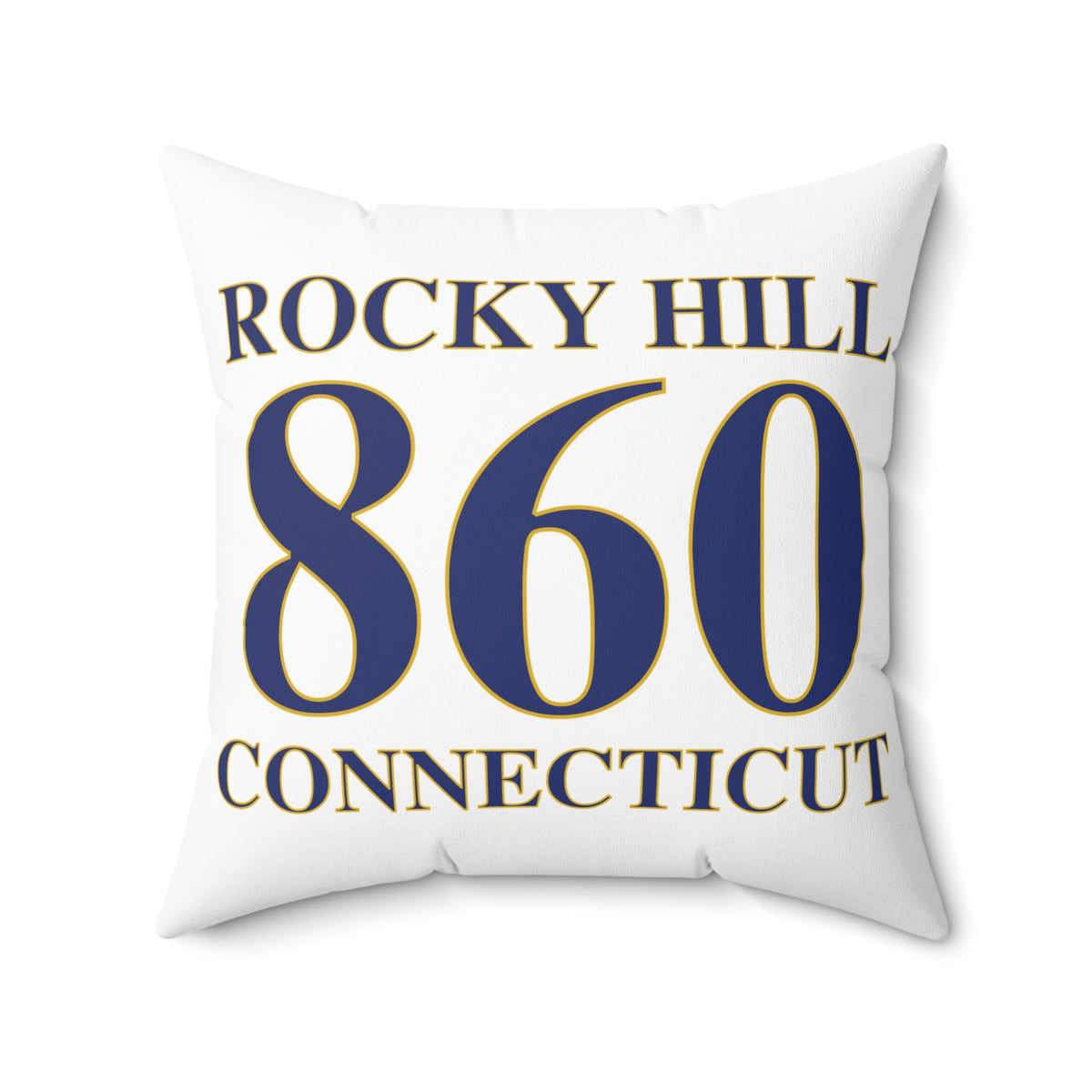 Rocky Hill 860 Connecticut Polyester Square Pillow