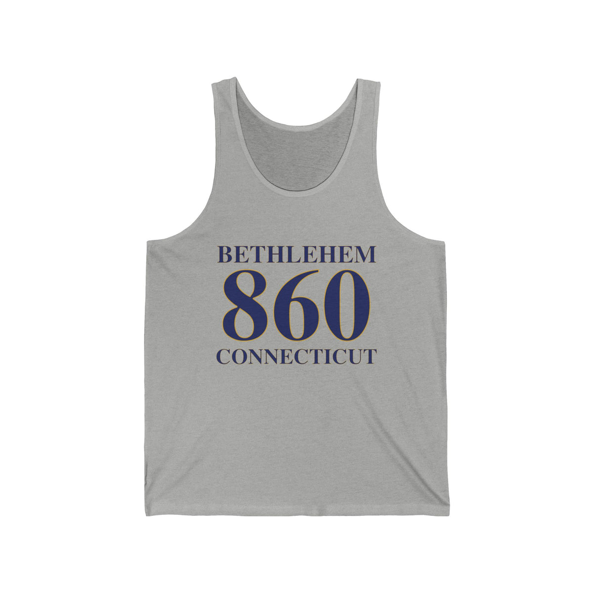 Bethlehem 860 Connecticut Unisex Jersey Tank Top