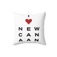 New Canaan Vision Spun Polyester Square Pillow