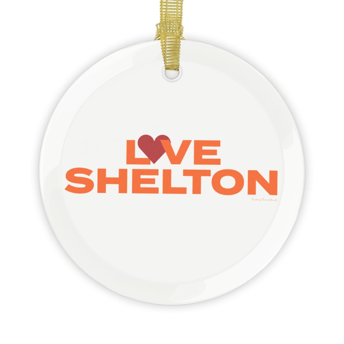 Love Shelton Glass Ornaments
