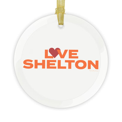 Love Shelton Glass Ornaments