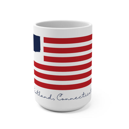Scotland Connecticut Flag Mug 15oz