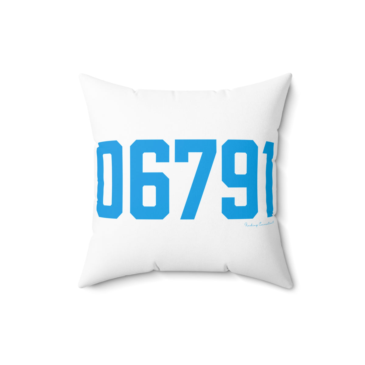 06791 Harwinton Connecticut Zip Code Polyester Square Pillow