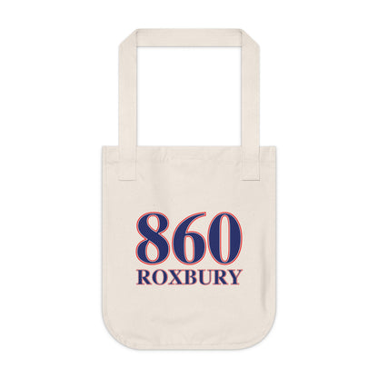 860 Roxbury Red White & Blue Organic Canvas Tote Bag