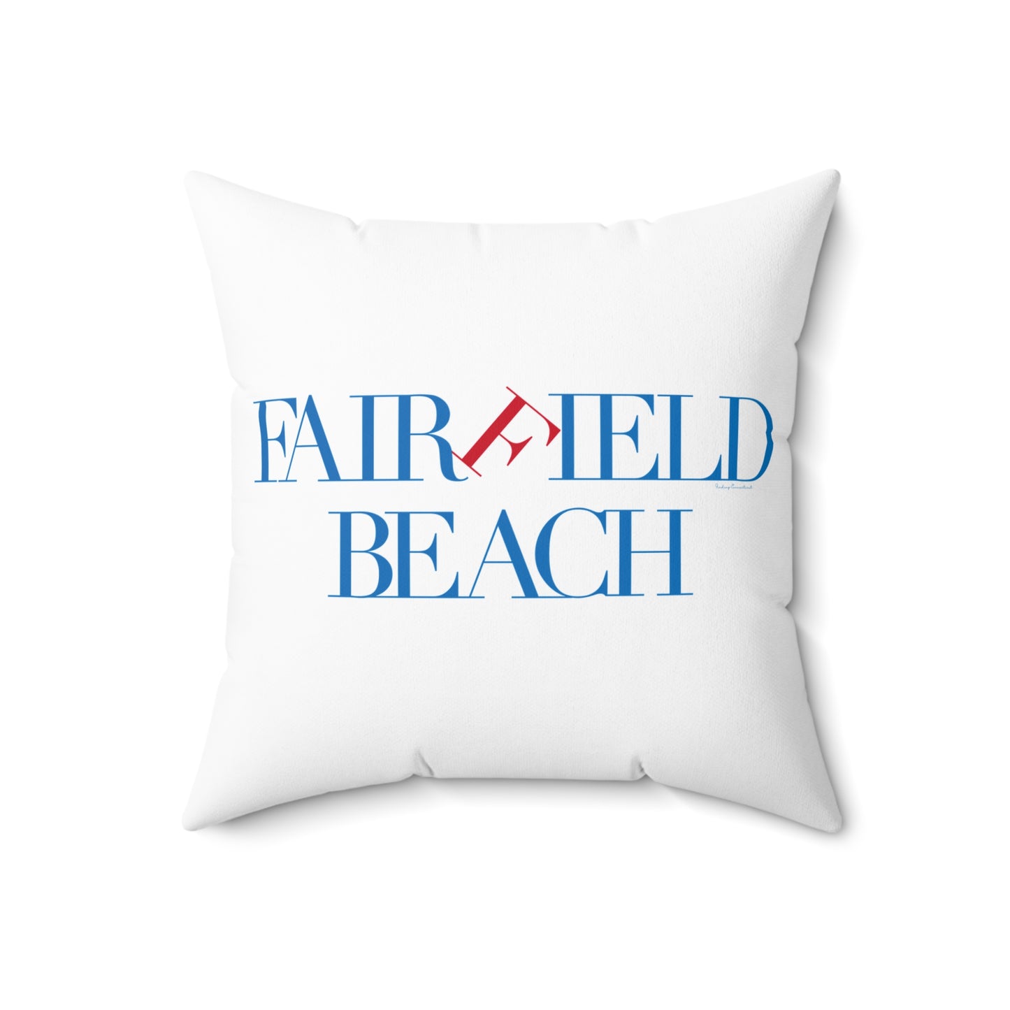 41 Tilt Fairfield Beach Spun Polyester Square Pillow