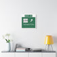 Vintage WCP Exit 65 Sign Matte Canvas, Stretched, 1.25"