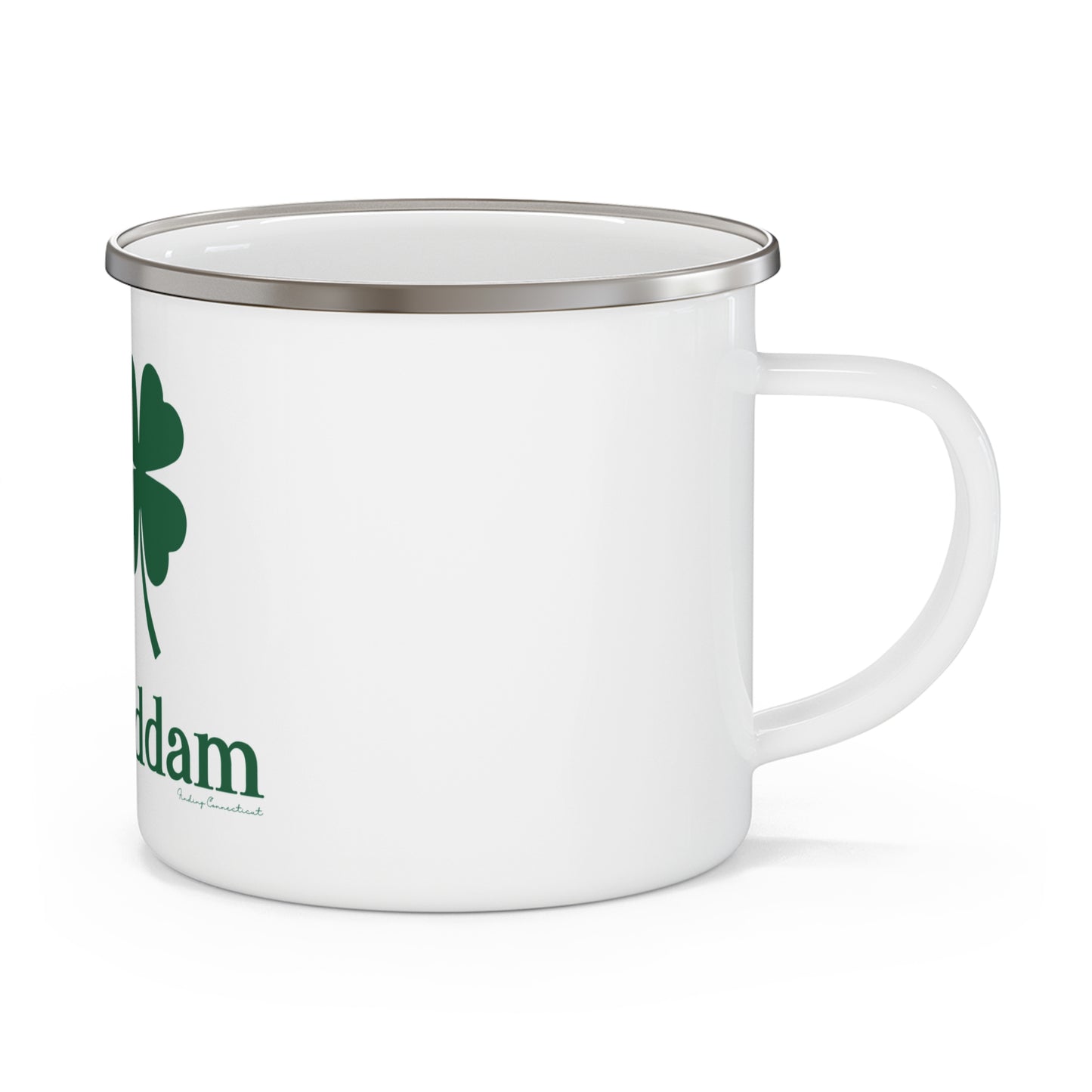 I Clover East Haddam Enamel Camping Mug