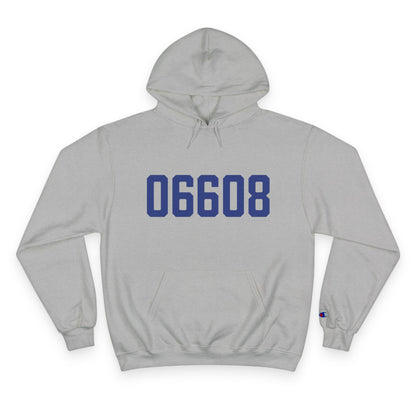06608 Bridgeport Connecticut Zip Code Champion Hoodie Sweatshirt