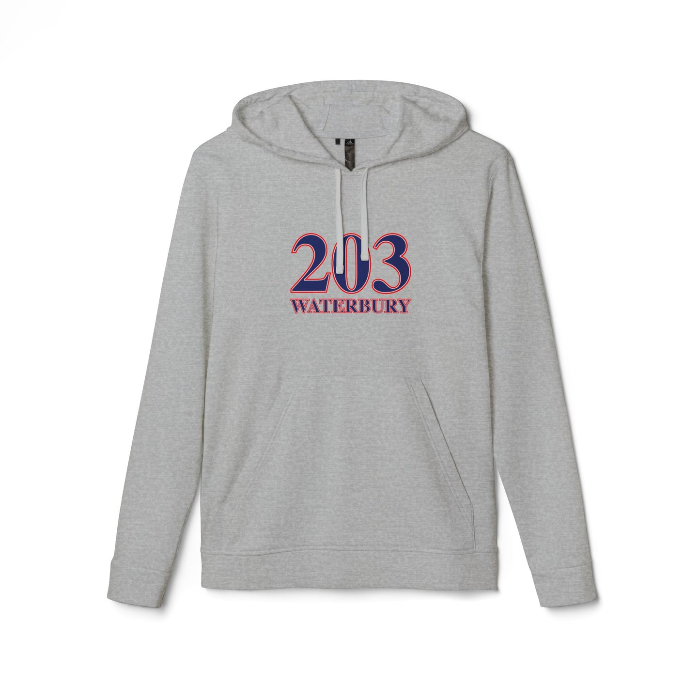 203 Waterbury Red, White & Blue adidas Unisex Fleece Hoodie