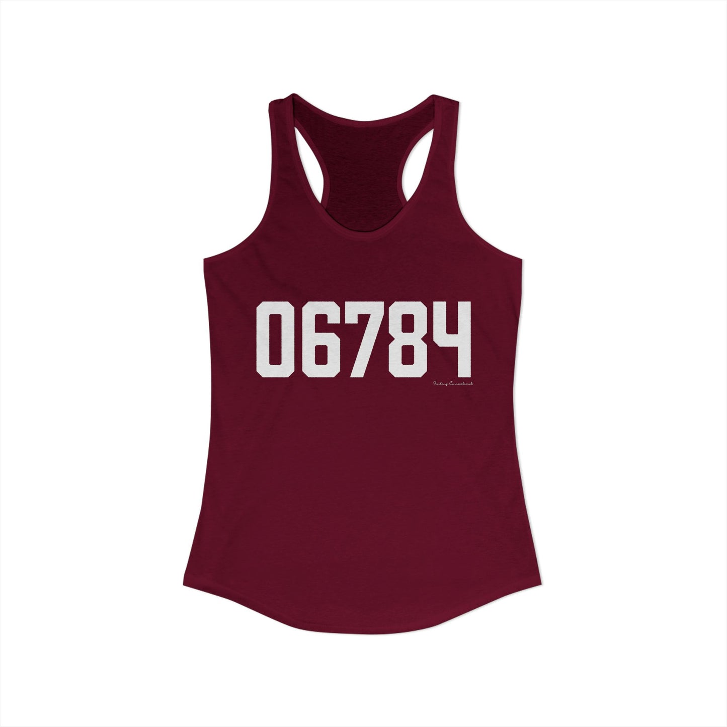 06784 Sherman CT Zip Code Women's Ideal Racerback Tank Top