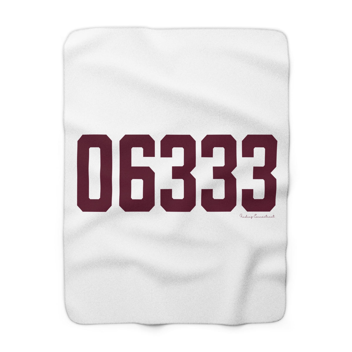 06333 East Lyme Connecticut Zip Code Sherpa Fleece Blanket