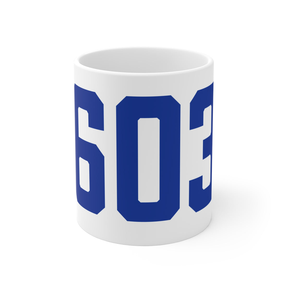 06033 Glastonbury Connecticut Zip Code Mug 11oz